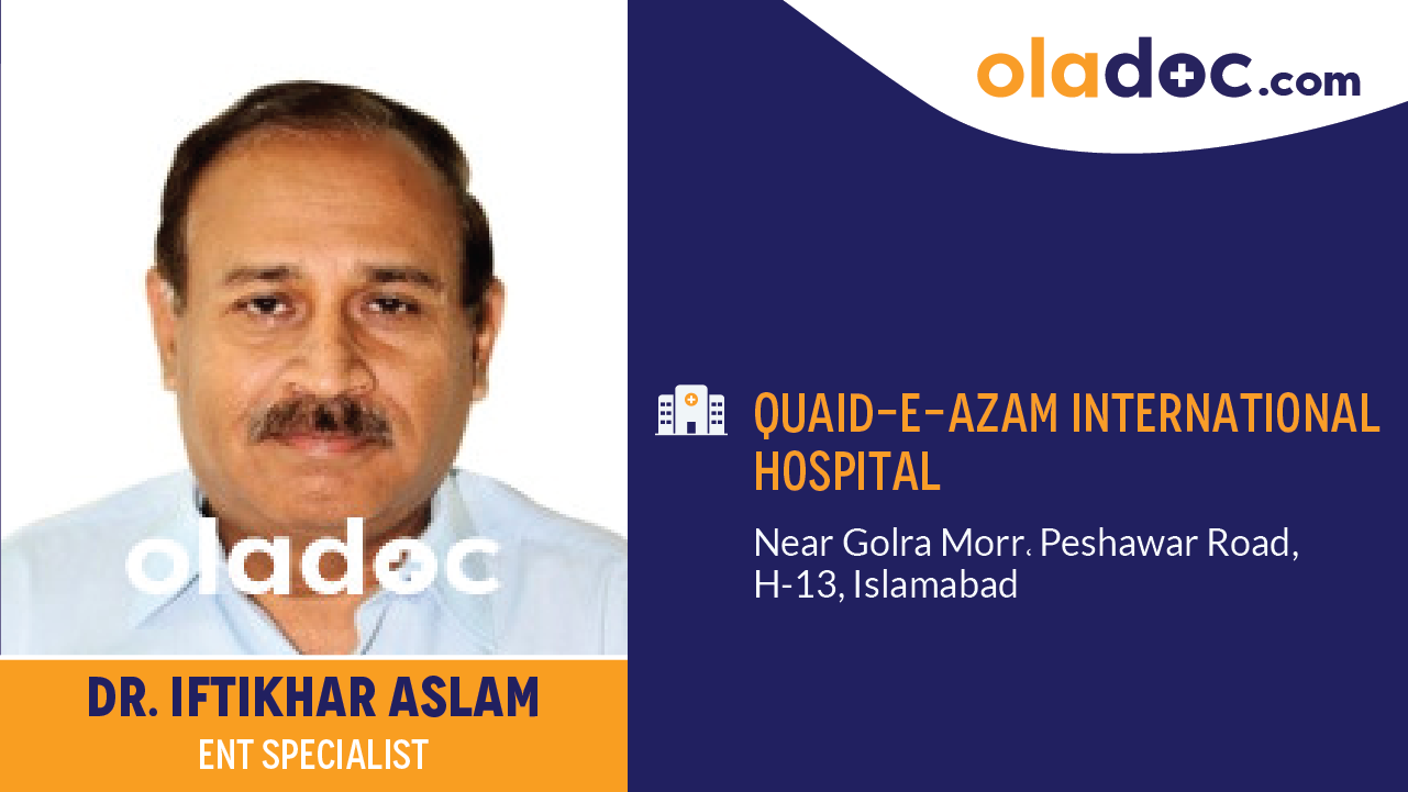 Practice locations of Dr. Iftikhar Aslam